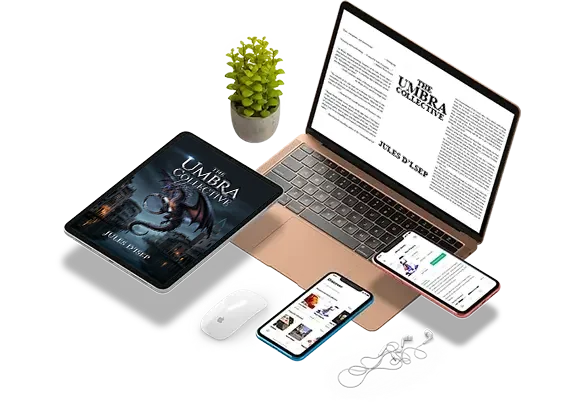 Book publishing and ghostwriting illustration